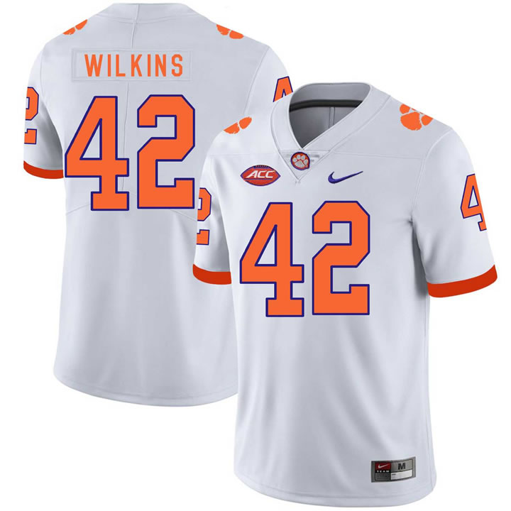 Clemson Tigers 42 Stephone Anthony White Nike College Football Jersey Dzhi,We sell and wholesale Clemson Tigers 42 Stephone Anthony White Nike College Football Jersey Dzhi on line form chian!